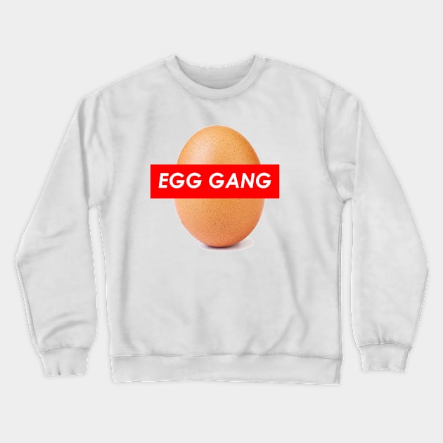 EGG GANG Crewneck Sweatshirt by TintedRed